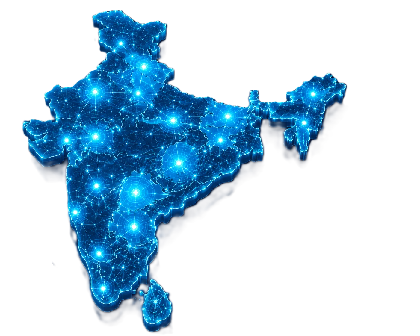 Pan India Teleradiology Reporting Map